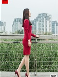 SIW Sven Media VOL.041 Waterfront red skirt - Zhen Zhen(20)